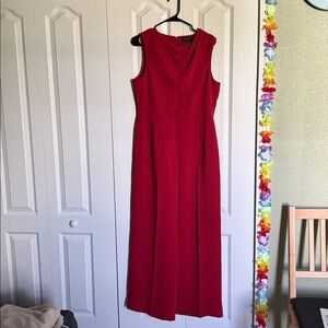 Banana Republic Vibrant Red Jumpsuit